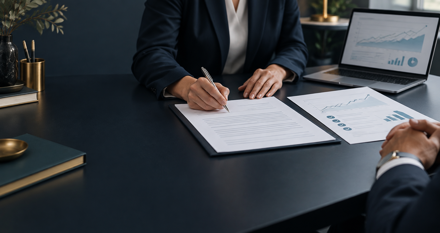 Firma de un contrato SEO por objetivos junto a métricas de rendimiento verificables
